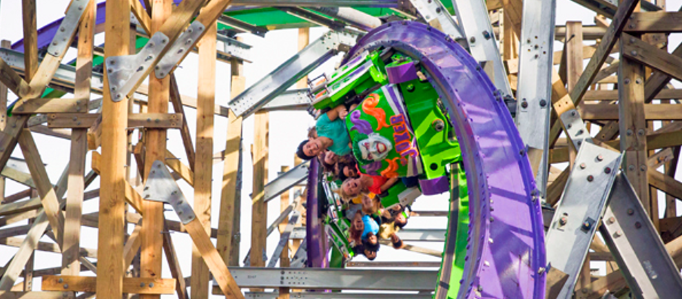 Joker im Six Flags Discovery Kingdom (c) Six Flags