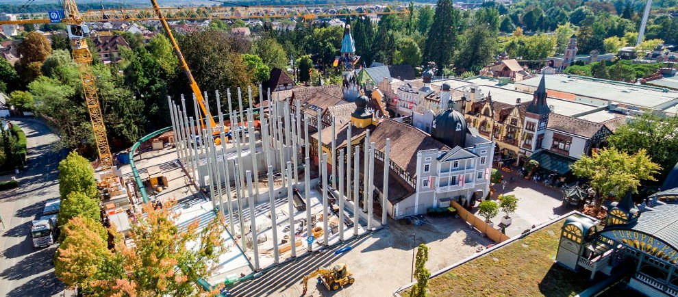 Derzeit noch im Bau "Project V" (c) Europa Park