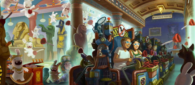 Ubisoft arbeitete bereits mit Alterface zusammen und zeigte die Attraktion Raving Rabbids - The Crazy Museum.
