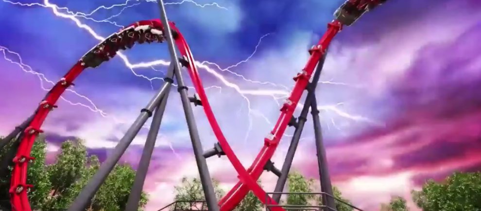 "Harley Quinn Crazy Coaster" (c) Six Flags Discovery Kingdom