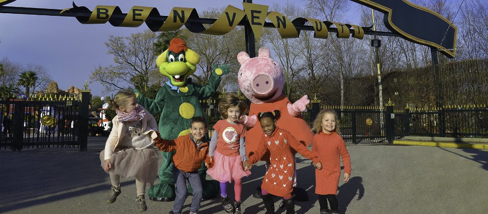 Peppa Pig freut sich schon sehr auf die Besucher (c) Gardaland