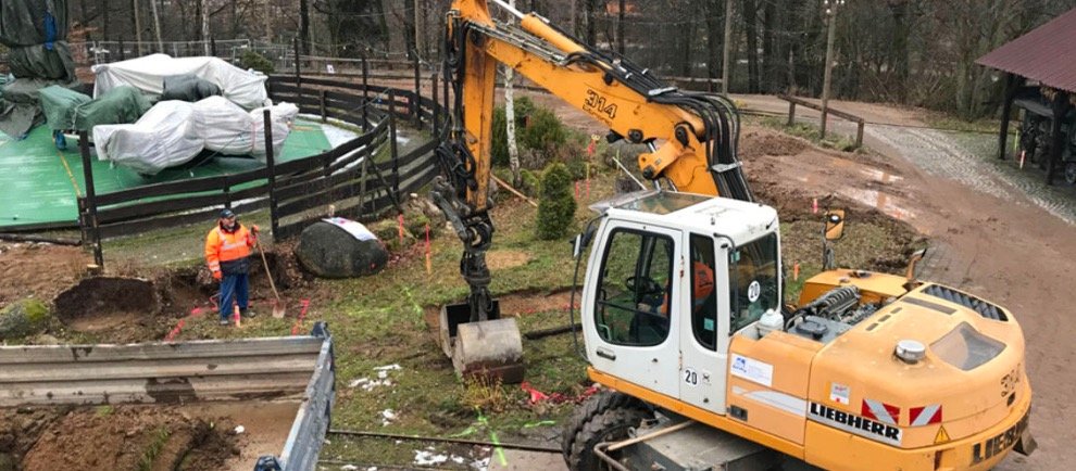 Die Arbeiten schreiten gut voran. © Freizeitpark Plohn