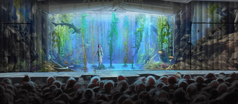 So wird die Bühne im Europa-Park Teatro aussehen © Europa-Park Resort