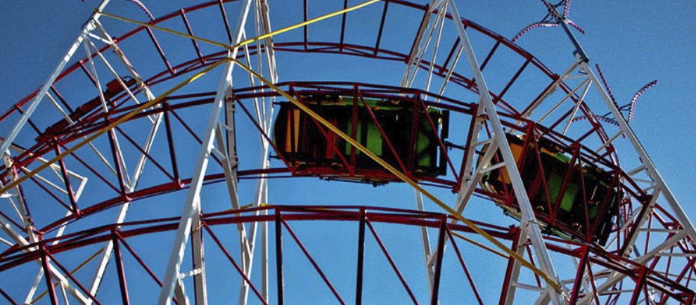 Nun Geschichte! Der "Galaxi Coaster" im Palace Playland (c) Palace Playland