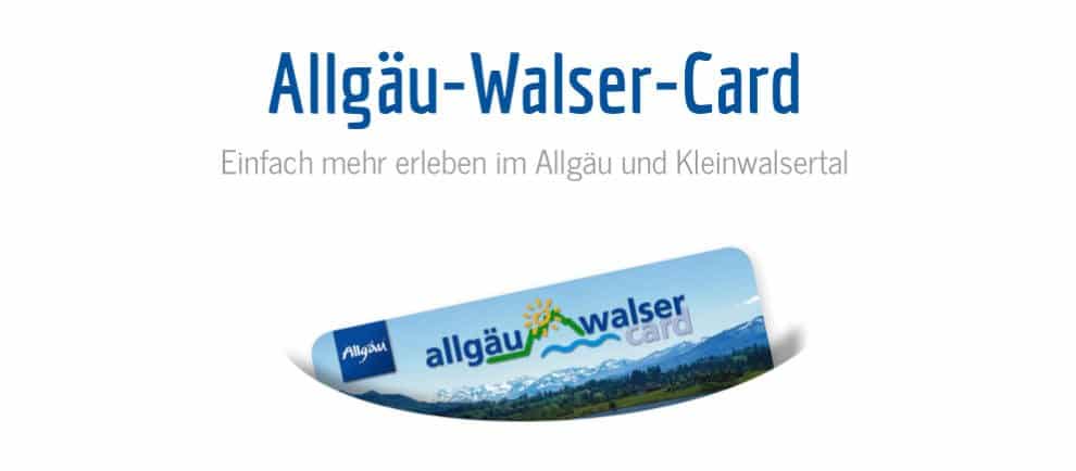 © Allgäu Walser Card