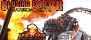Six Flags America schließt “Apocalypse: The Last Stand” nach 6 Jahren