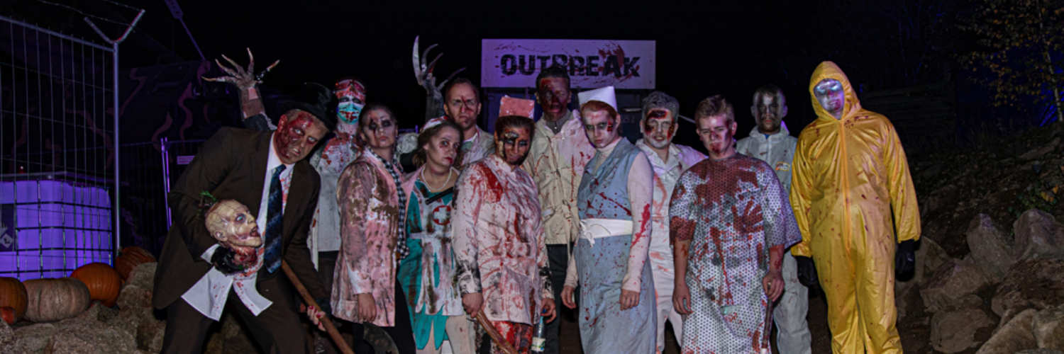 Diese Gestalten erwarten uns in "Outbreak" während dem allseits beliebten Freizeitpark Plohn Halloween © Freizeitpark Plohn