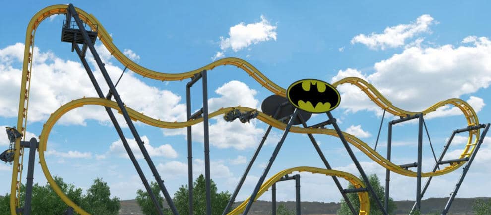 "Batman - The Ride" wird die 10. Achterbahn im Park werden. © Six Flags Discovery Kingdom