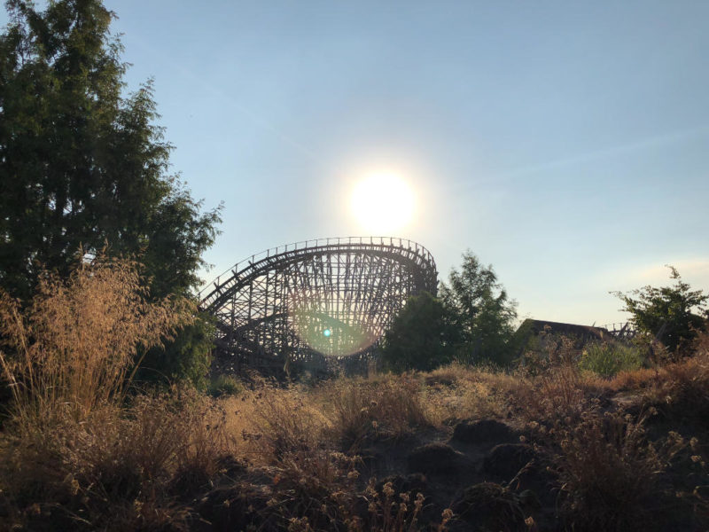 Toverland Troy Sonnenuntergang