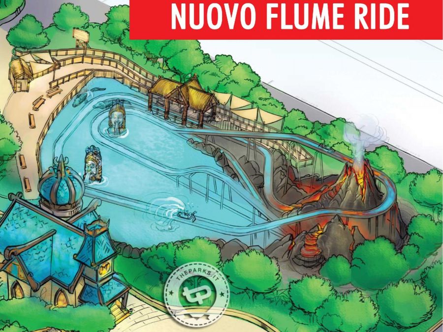 Rainbow Magicland Wasserbahn Konzept