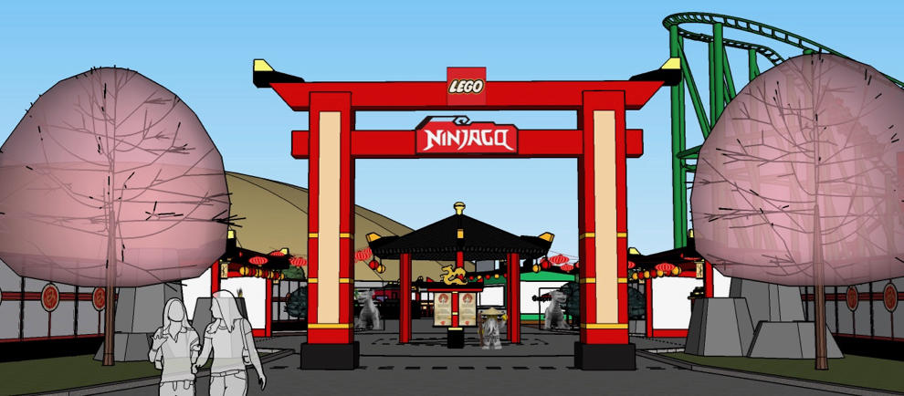 Legoland Japan Ninjago World Eingang Konzept News