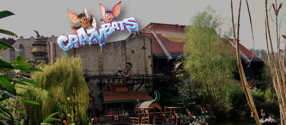 Die "Crazy Bats" ziehen im "Temple of the Nighthawk" im Phantasialand ein © ThemePark-Central.de / MackMedia