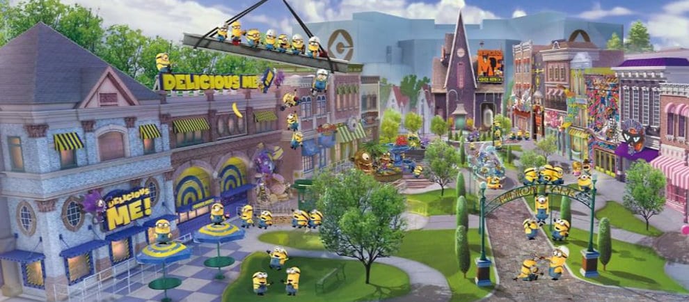 Konzept "Minions Park" © Universal Studios Singapore