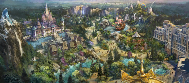 So soll „Fantasy Springs“ später aussehen © Tokyo DisneySea