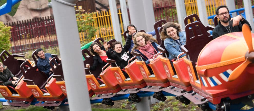 "Fun Pilot" die Familienachterbahn © Walibi Belgium