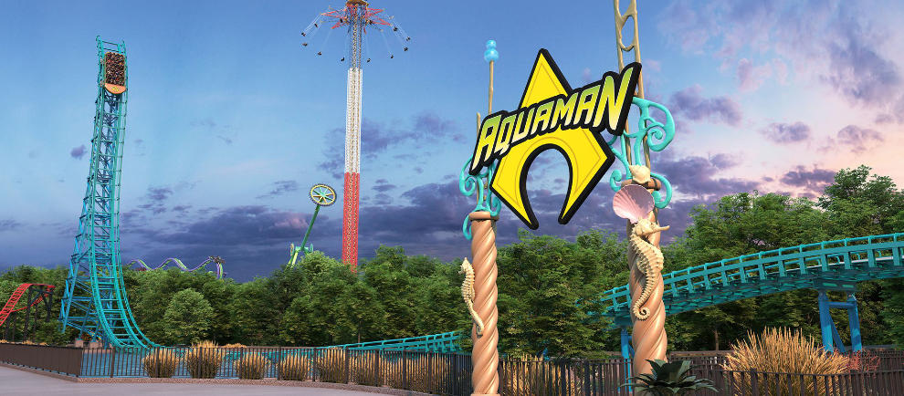 "Aquaman: Power Wave" spiegelt den DC Helden sehr gut wieder! © Six Flags Over Texas