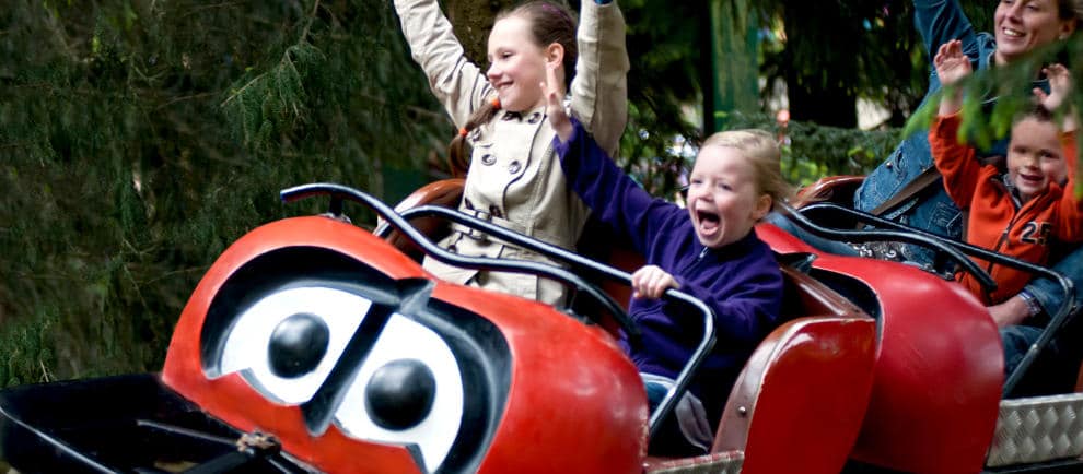 Ein Klassiker im Fort Fun die "Marienkäferbahn" © Fort Fun Abenteuerland