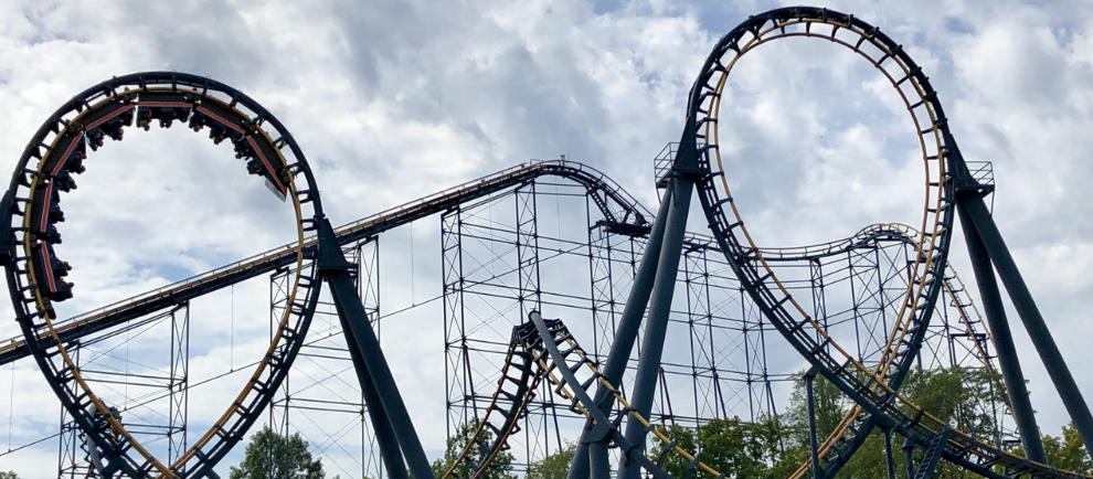 Dieser Klassiker wird bald abgerissen. "Vortex" verlässt Ende Oktober den Freizeitpark Kings Island. © Kings Island