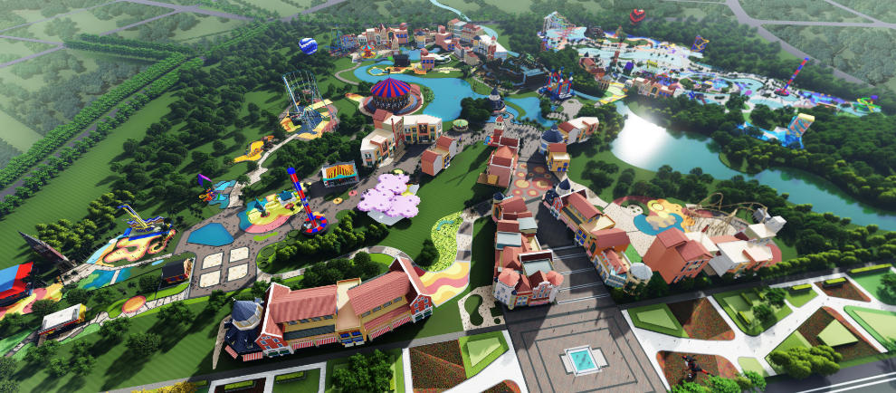 Ein erster Blick auf das Legoland Sichuan Resort in China © Merlin Entertainments