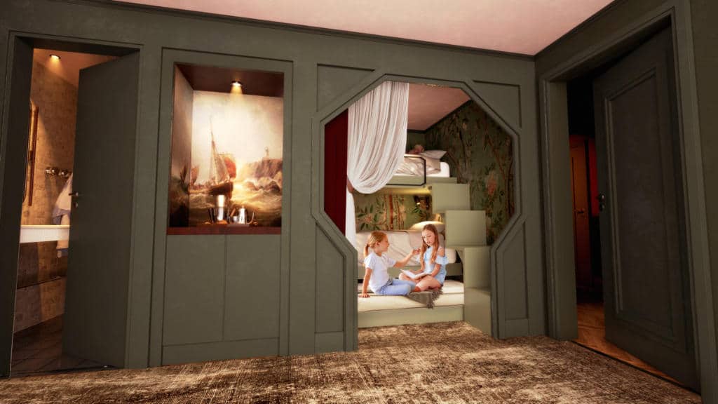 So soll ein Zimmer im neuen Liseberg Hotel aussehen © Liseberg