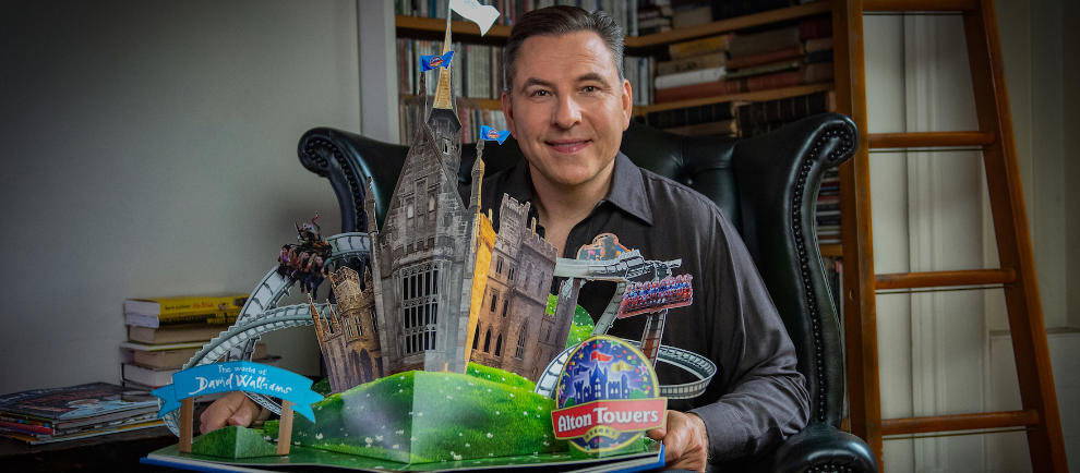 David Williams freut sich bereits auf "The World of David Williams" © Alton Towers Resort