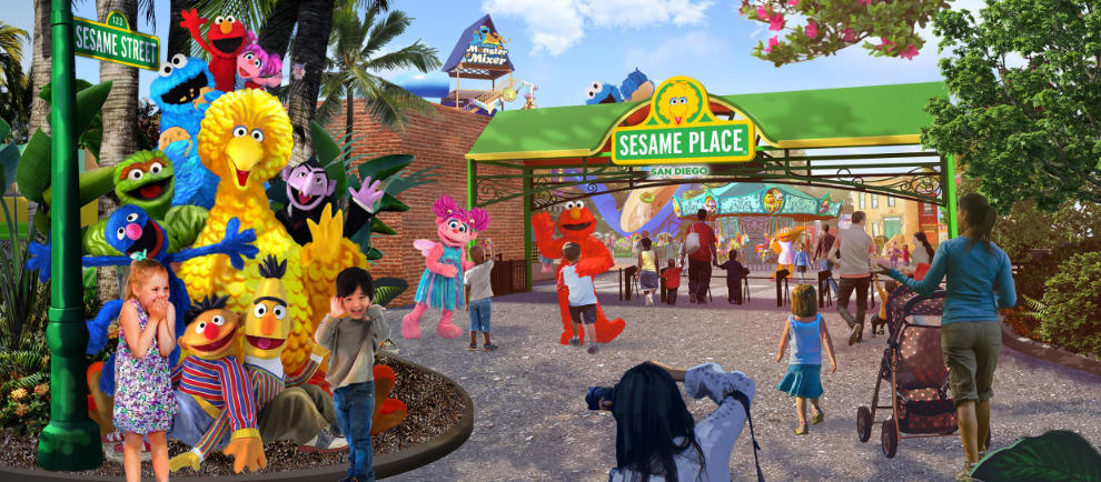 Hier wird der Spaß in Sesame Place San Diego beginnen © SeaWorld Entertainment