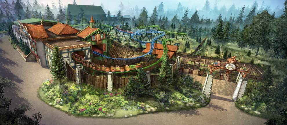 Die Achterbahn Neuheit 2020 im Efteling: Max & Moritz © Efteling