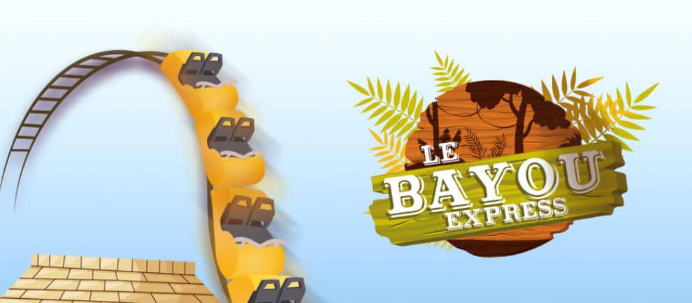 "Le Bayou Express" ist eine tolle Kinderachterbahn © Le Fleury