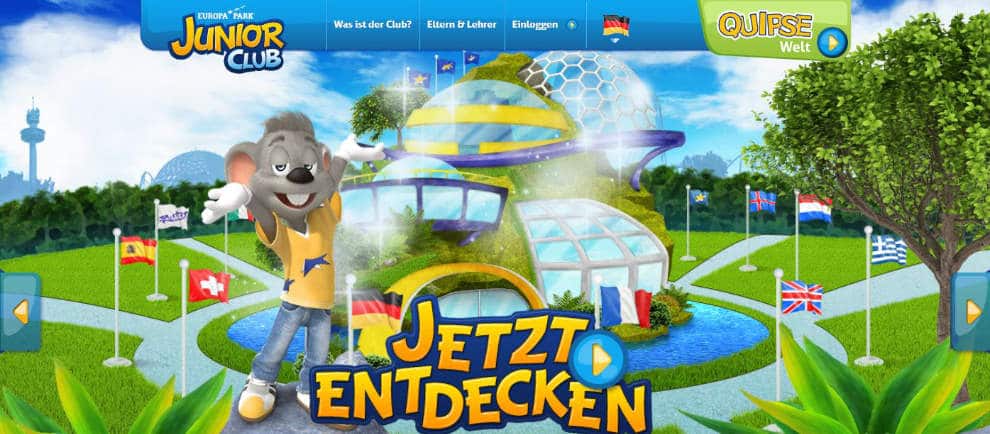 Auf der Website von dem Europa-Park JUNIOR CLUB, erwarten Euch spannende Inhalte zu jeder Zeit. © Europa-Park Resort