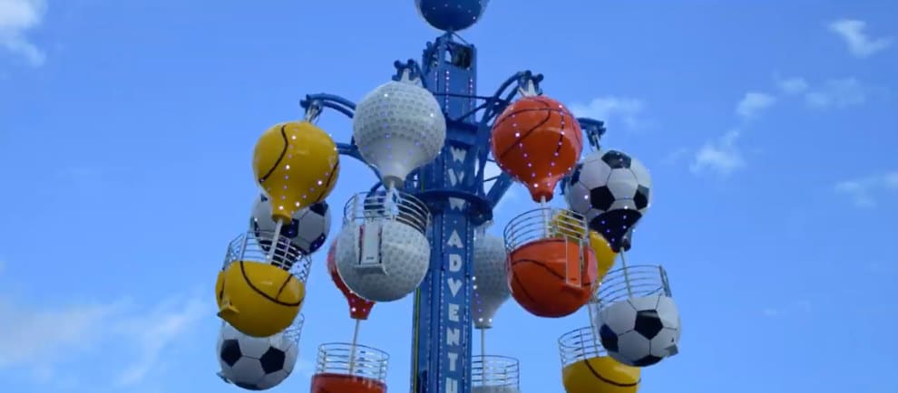 Mit "Air Balloon" können die Besucher auf 20 Meter Höhe einen tollen Ausblick genießen. © SBF Visa