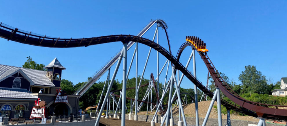 "Candymonium" ist über 1.400 Meter lang und über 120 km/h schnell. © Hersheypark