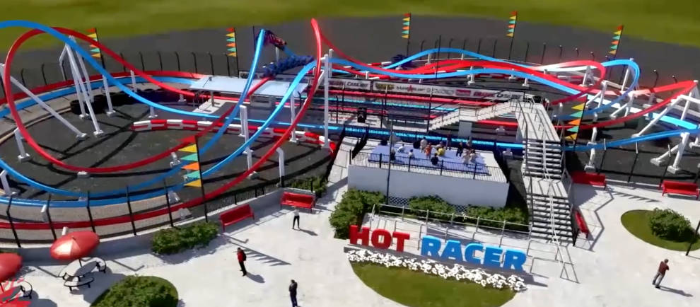 Ein Blick auf den "Hot Racer" © Intamin