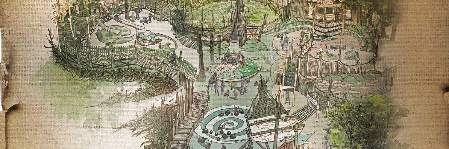 Ein Blick auf den neuen Spielplatz "Nest!" © Efteling