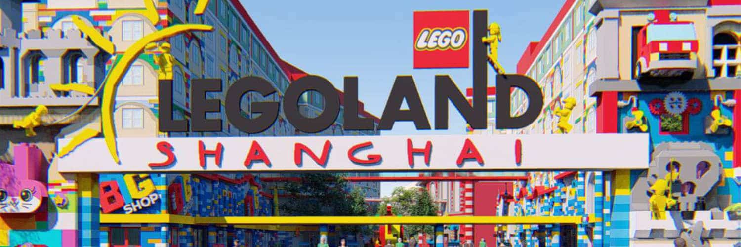 Hier wird 2024 das Lego Abenteuer in Shanghai beginnen © Legoland Shanghai Resort