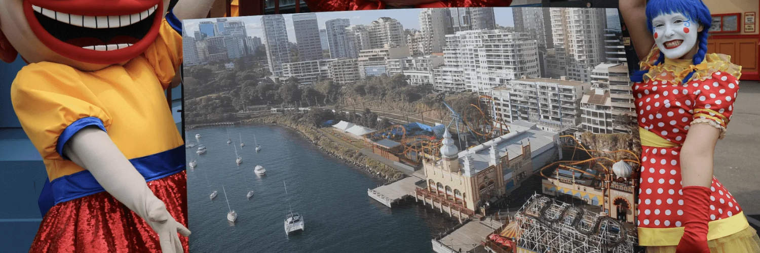 Große Pläne für den Luna Park in Sydney. Rund 30 Millionen AUD werden investiert. © Luna Park