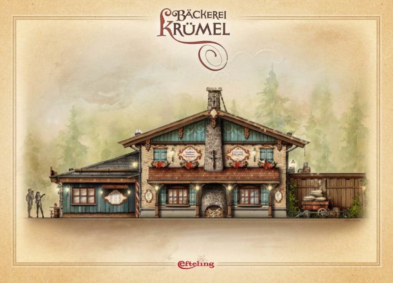 So wird die Bäckerei Krümmel bald im Efteling aussehen © Efteling