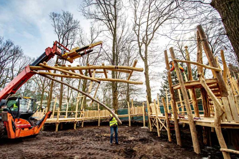 In dieser Woche begannen die Bauarbeiten für den Spielwald Nest! © Efteling