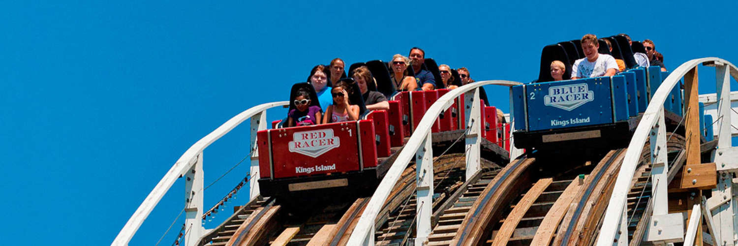 Doppelter Spaß - "The Racer" © Kings Island