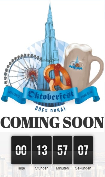 Oktoberfest Dubai Countdown