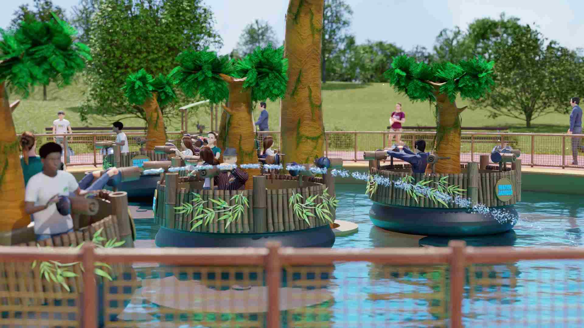 Splash Battle Neu 2021 im Parc Spirou Provence