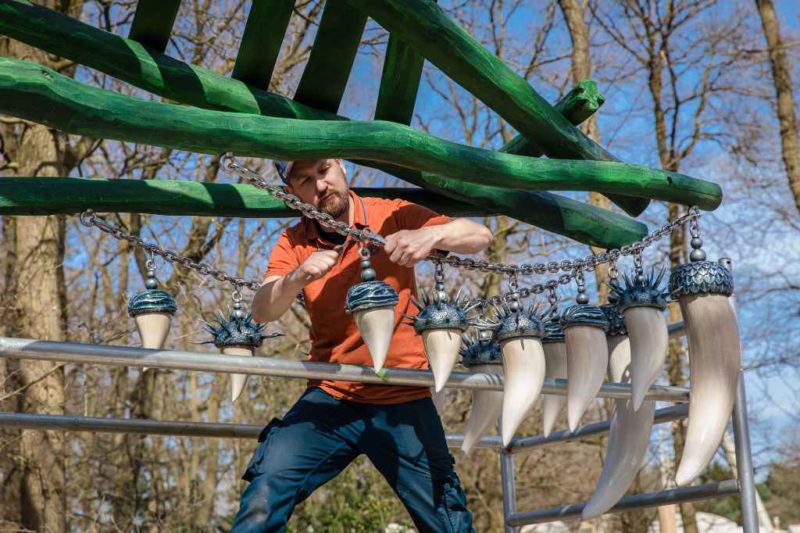 Die Drachenzähne sind in "Nest!" angekommen. © Efteling