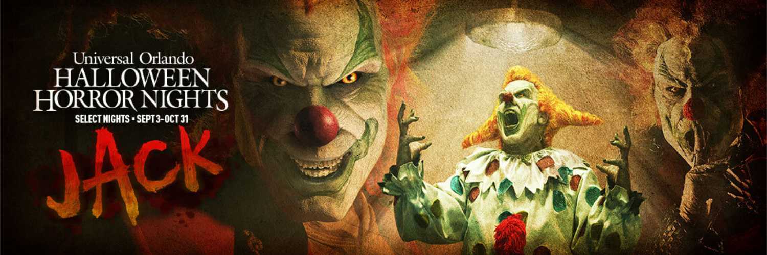 "Jack the Clown" kommt zu den Halloween Horror Nights zurück! © Universal Studios Orlando