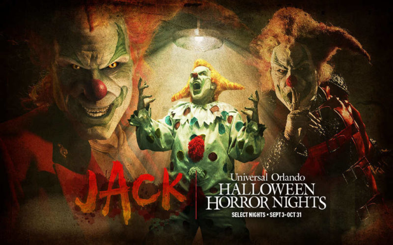 "Jack the Clown" kommt zu den Halloween Horror Nights zurück! © Universal Studios Orlando