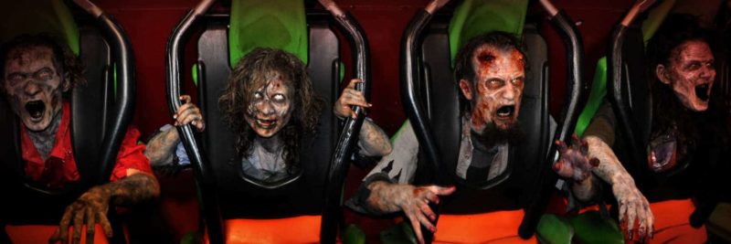 Die Zombies warten auf Dich beim Six Flags Fright Fest © Six Flags