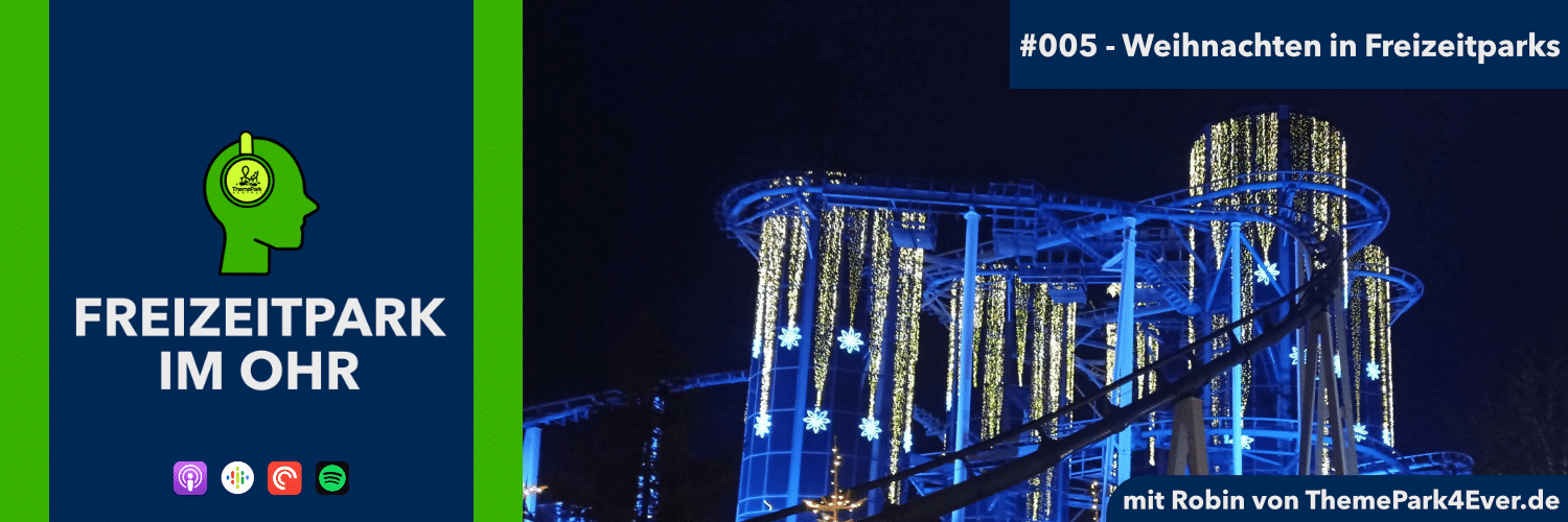 Freizeitpark im Ohr Weihnachten in Freizeitparks