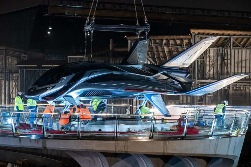 Quinjet im Avengers Campus vom Disneyland Paris