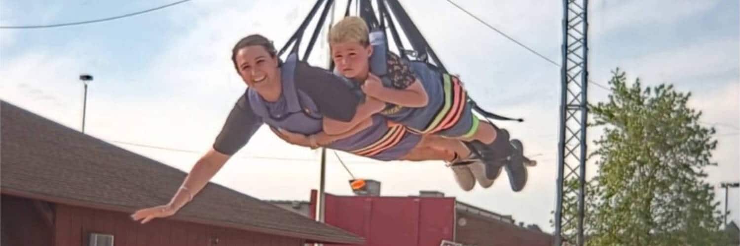 Screenshot von einer "Kool Replay" Aufnahme auf einem Skycoaster © Ride Entertainment