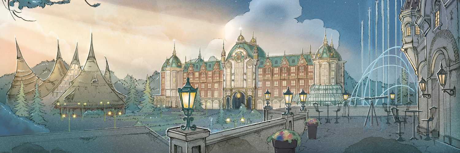 So soll das „Efteling Grand Hotel“ aussehen. © Efteling