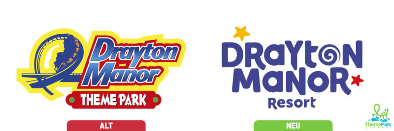 Von Alt zu Neu! Das neue Logo vom Drayton Manor Resort