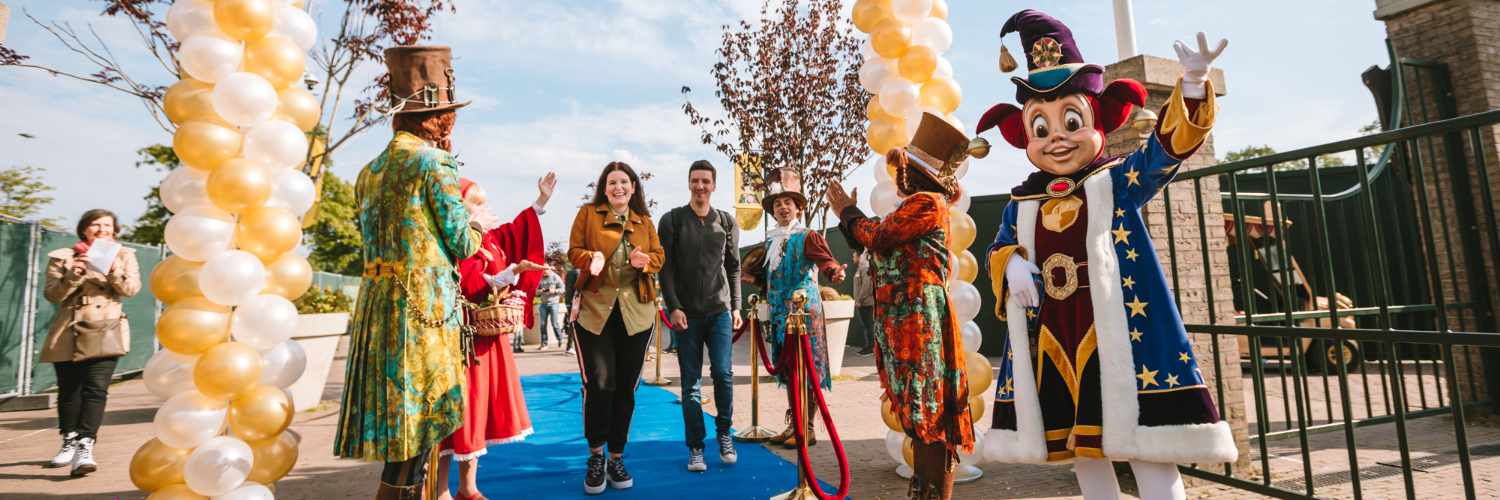 Christine Heinig und ihr Freund gehörten zu den ersten 70 Gästen. © Efteling